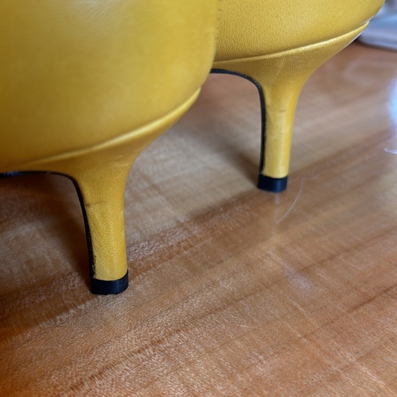 CLIZIA Booties AFRICA YELLOW LEATHER Size 39 Size 8 US - Picture 13 of 15